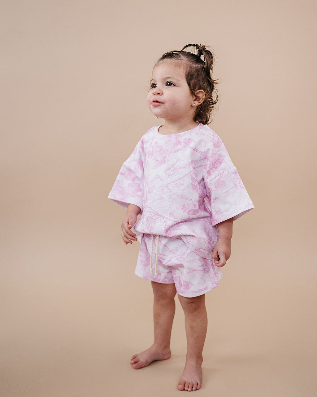 Shorts Set | Pink Camo