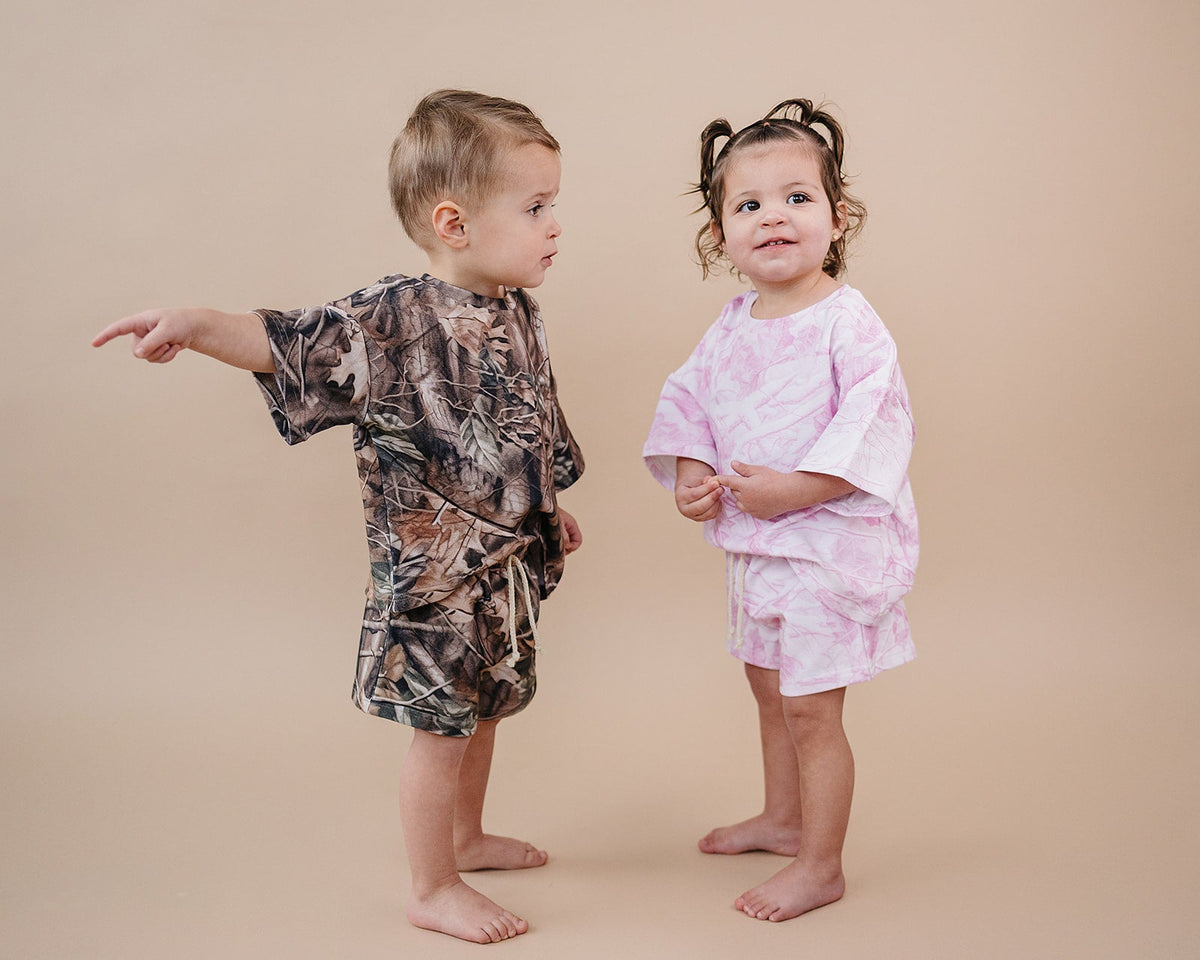 Shorts Set | Brown Camo