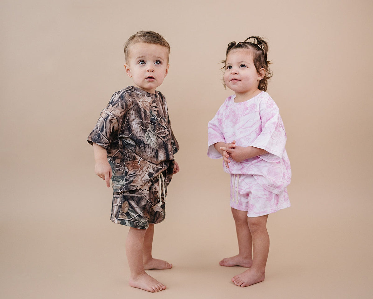 Shorts Set | Brown Camo