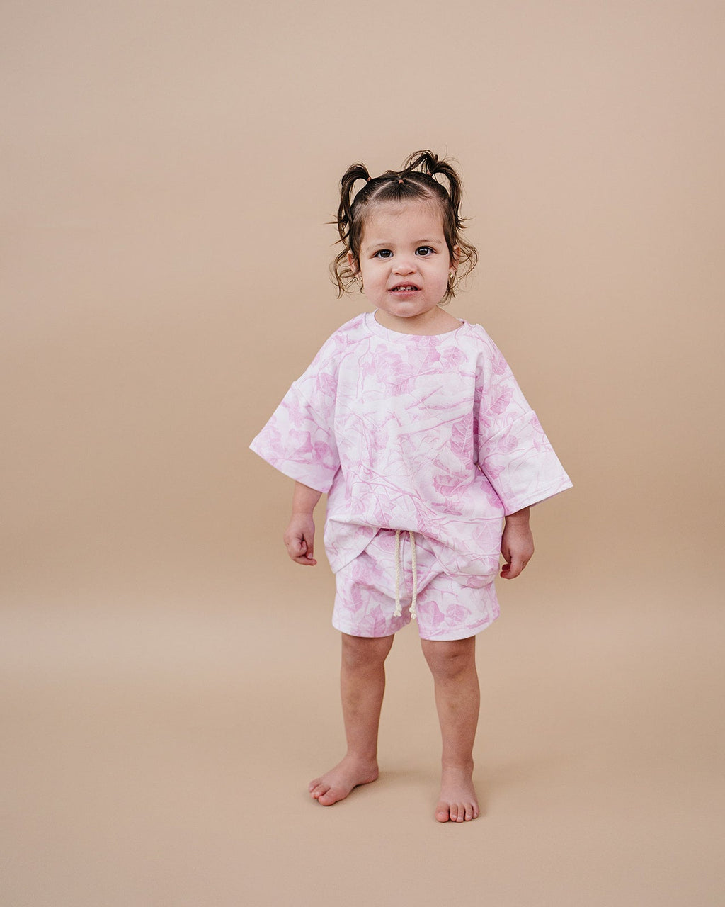 Shorts Set | Pink Camo