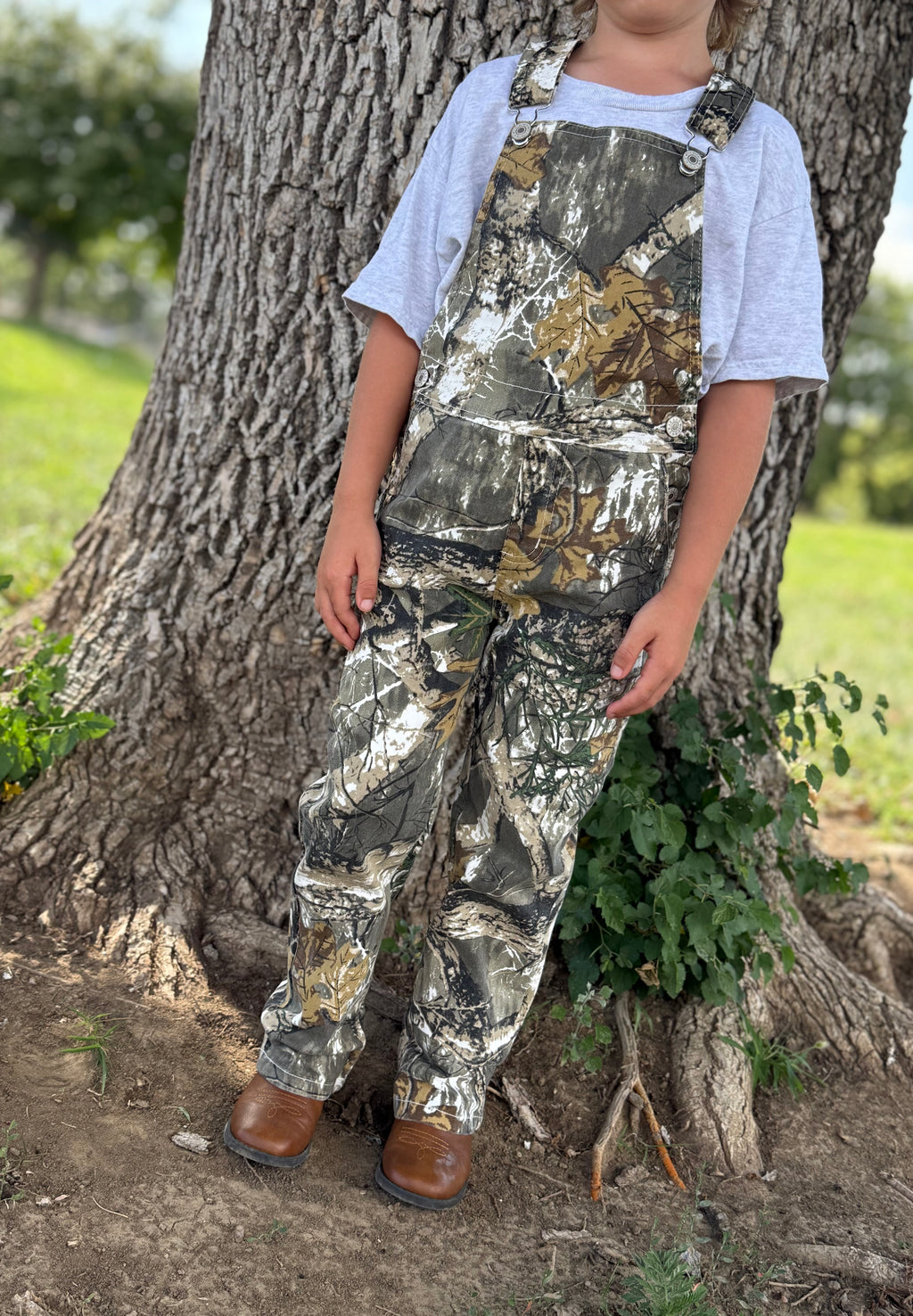 Little Trailblazer Camo Overalls